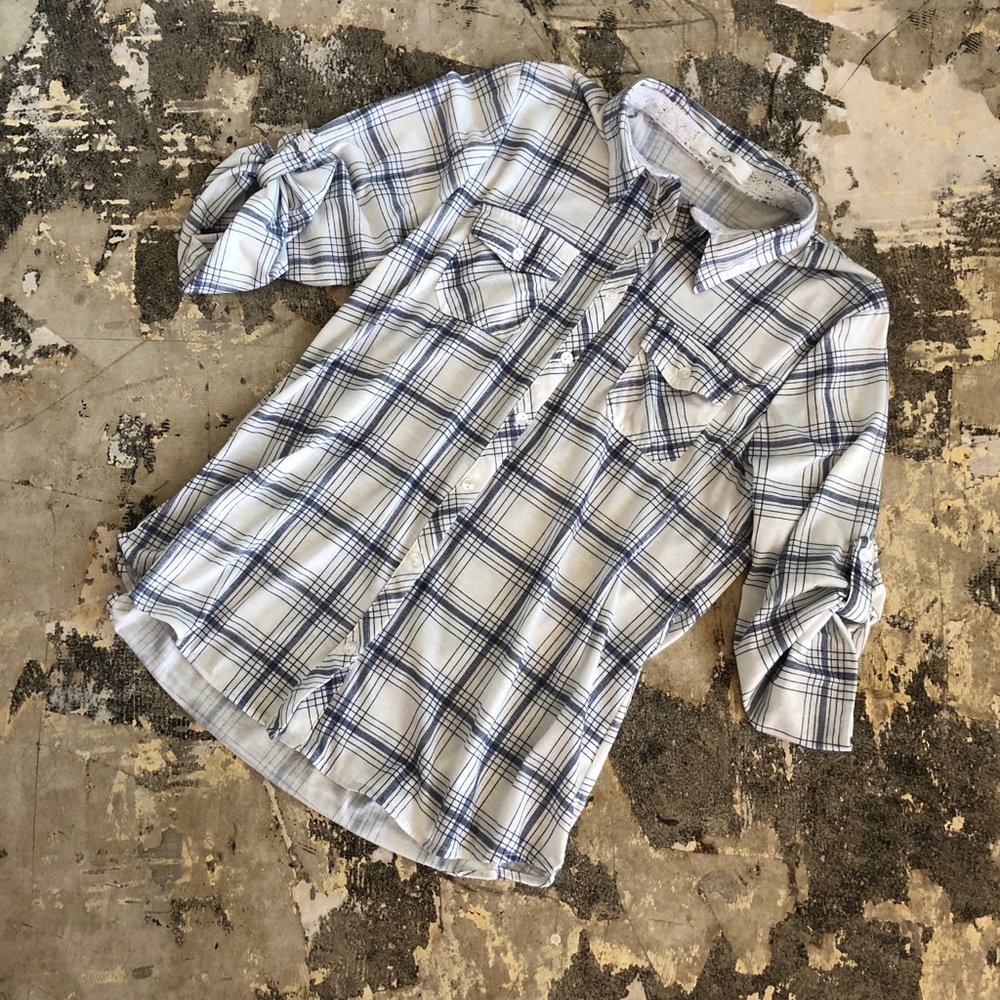 Anthropology Eden & Olivia Plaid Shirt